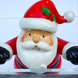 Santa Christmas Stocking Hanger Picture Frame